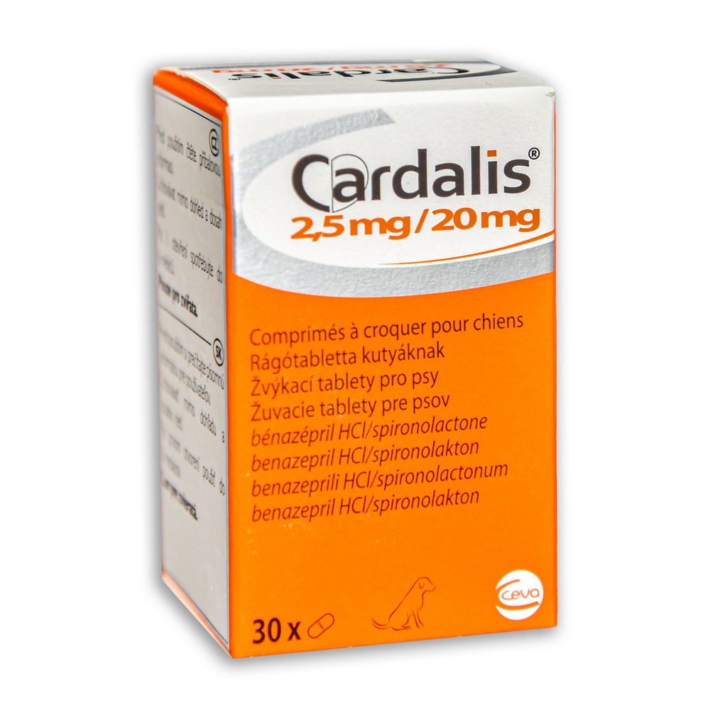 Cardalis 2,5 mg/20 mg rágótabletta kutyáknak