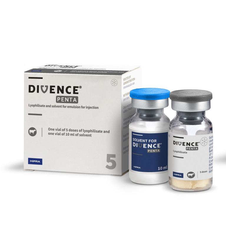 DIVENCE PENTA liofilizátum és oldószer emulziós injekcióhoz - 5 ADAGOS