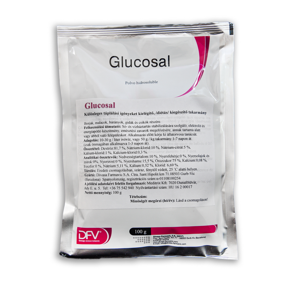 GLUCOSAL kiegészítő takarmány borjak, malacok, bárányok, gidák és csikók részére