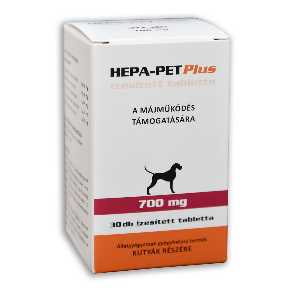 Hepa-Pet Plus 700 mg tabletta - 30x