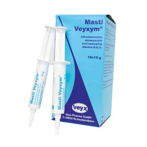 MASTI VEYXYM intramammális szuszpenzió szarvasmarha részére A.U.V. 10x10 ML