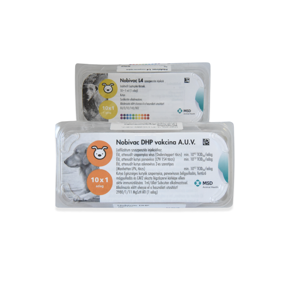 Nobivac DHP+L4 vakcina - 10x1 adag