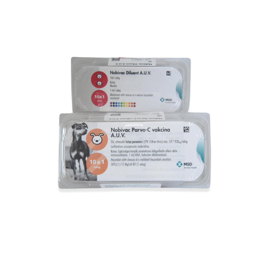 Nobivac Parvo-C vakcina + Diluent 10x1 adag