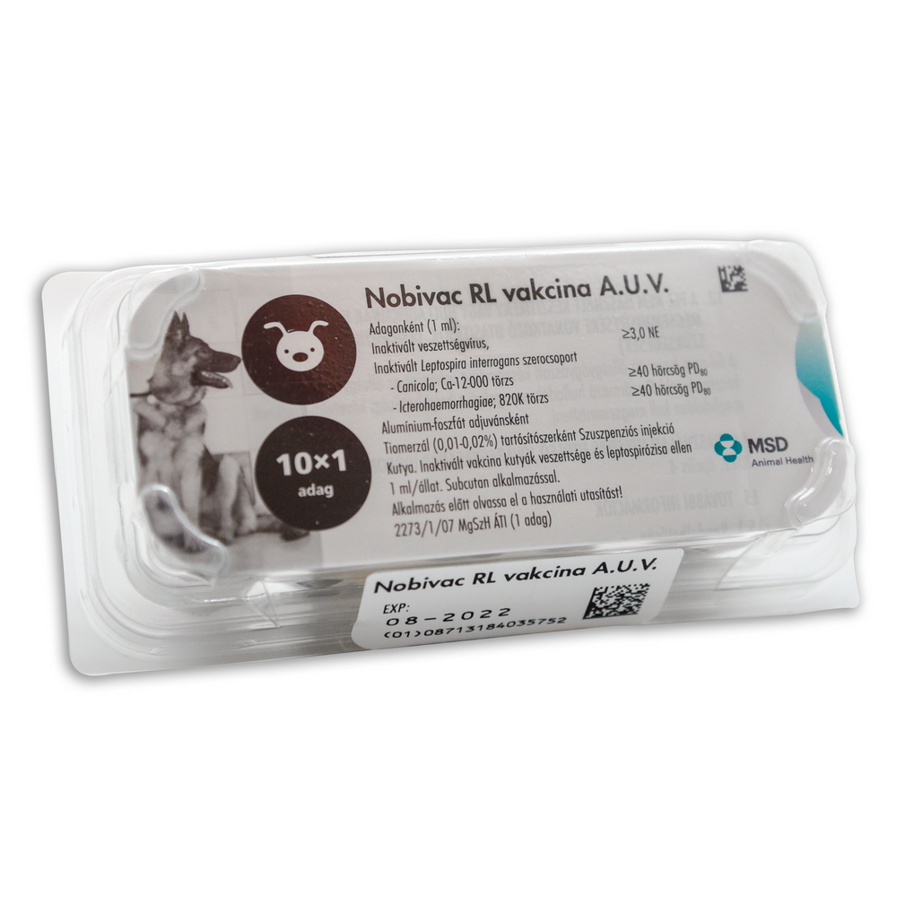 Nobivac DHP+RL vakcina - 10x1 adag - Gallery Image 2