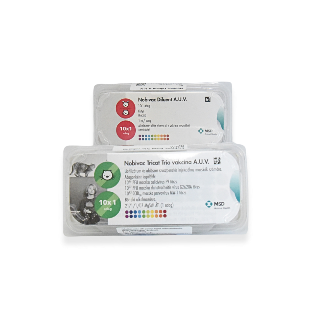 Nobivac Tricat Trio vakcina - 10x1 adag+ Diluent