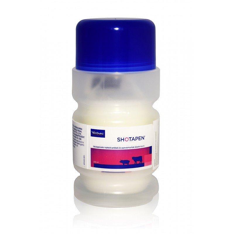 SHOTAPEN szuszpenziós injekció sertések és szarvasmarhák részére A.U.V.-250 ml