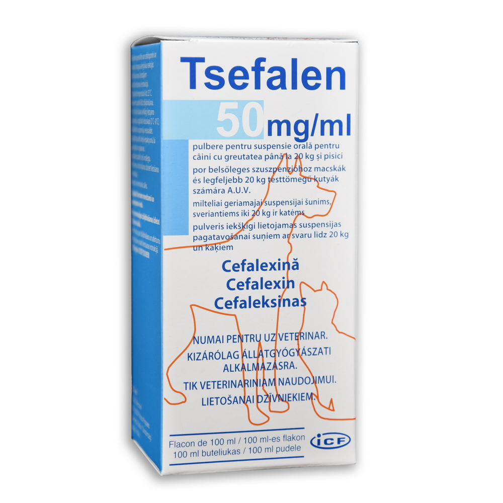 Tsefalen 50mg/ml por belsőleges szuszpenzióhoz