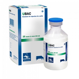 UBAC emulziós injekció szarvasmarháknak A.U.V.-25 adag